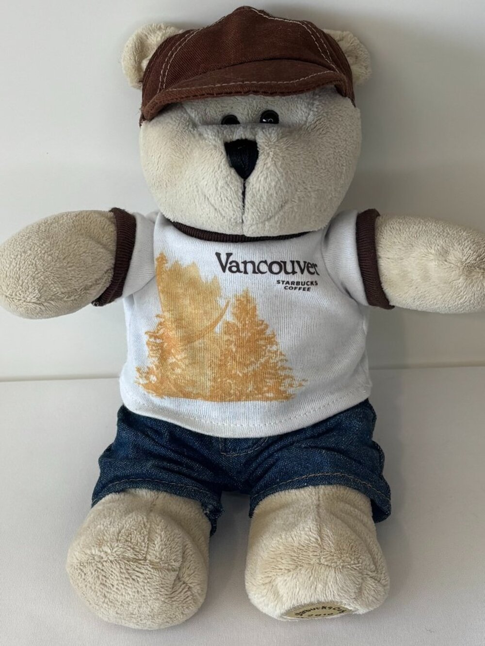 Starbucks Destination Series 2010 Bearista Bear Collection Vancouver 10" Plush